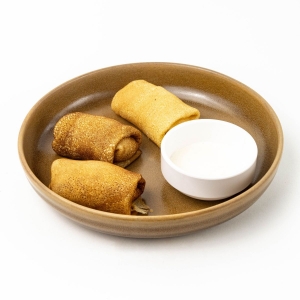 Блины с творогом